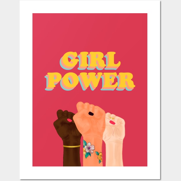 Girl Power Wall Art by Dessi Designs